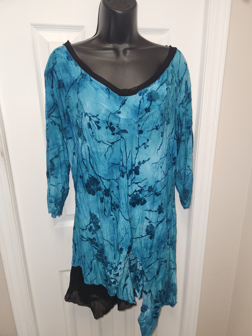 🍉Papillon  V-Neck Tunic Dress